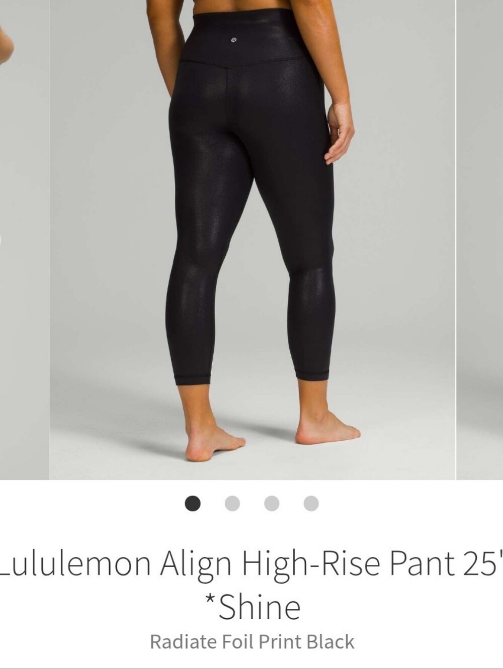 lululemon athletica Align High-Rise Shine Leggings - Black